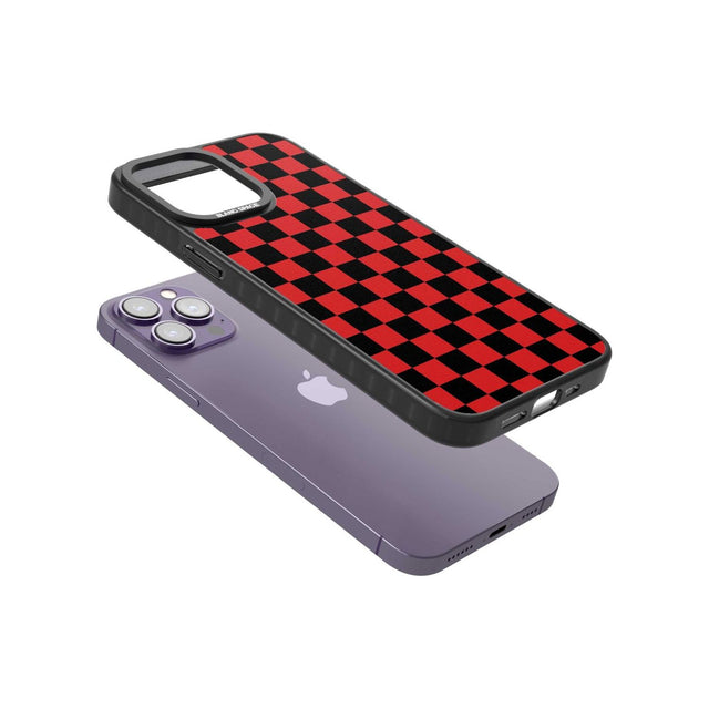 Red Black Checkered