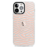 Horizontal Zebra Stripes Transparent Animal Print