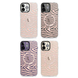 Horizontal Zebra Stripes Transparent Animal Print