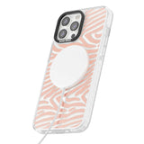 Horizontal Zebra Stripes Transparent Animal Print