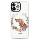 Personalised Tan Dachshund - Watercolour Dog Portrait