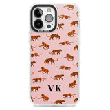 Personalised Safari Tiger Pattern on Pink