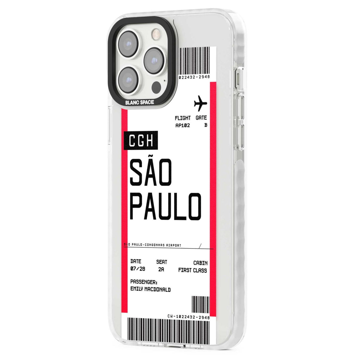 Personalised São Paulo Boarding Pass