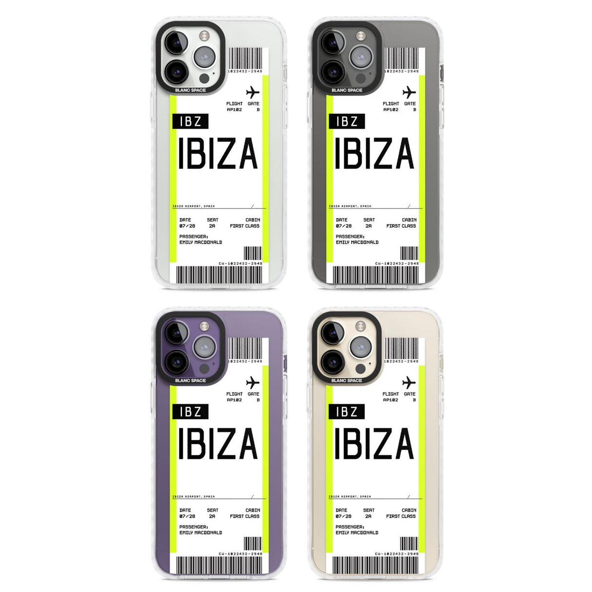 Personalised Ibiza Boarding Pass