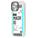 Personalised Madrid Boarding Pass