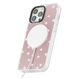 Dark Pink Cute Floral Design