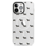 Dachshund Dog Pattern Clear