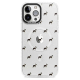 Boston Terrier Dog Pattern Clear