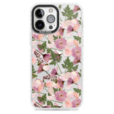 Leafy Floral Pattern Transparent Design