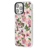 Leafy Floral Pattern Transparent Design