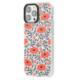 Red Poppy Transparent Floral