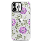 Purple Blossoms Transparent Floral