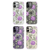 Purple Blossoms Transparent Floral