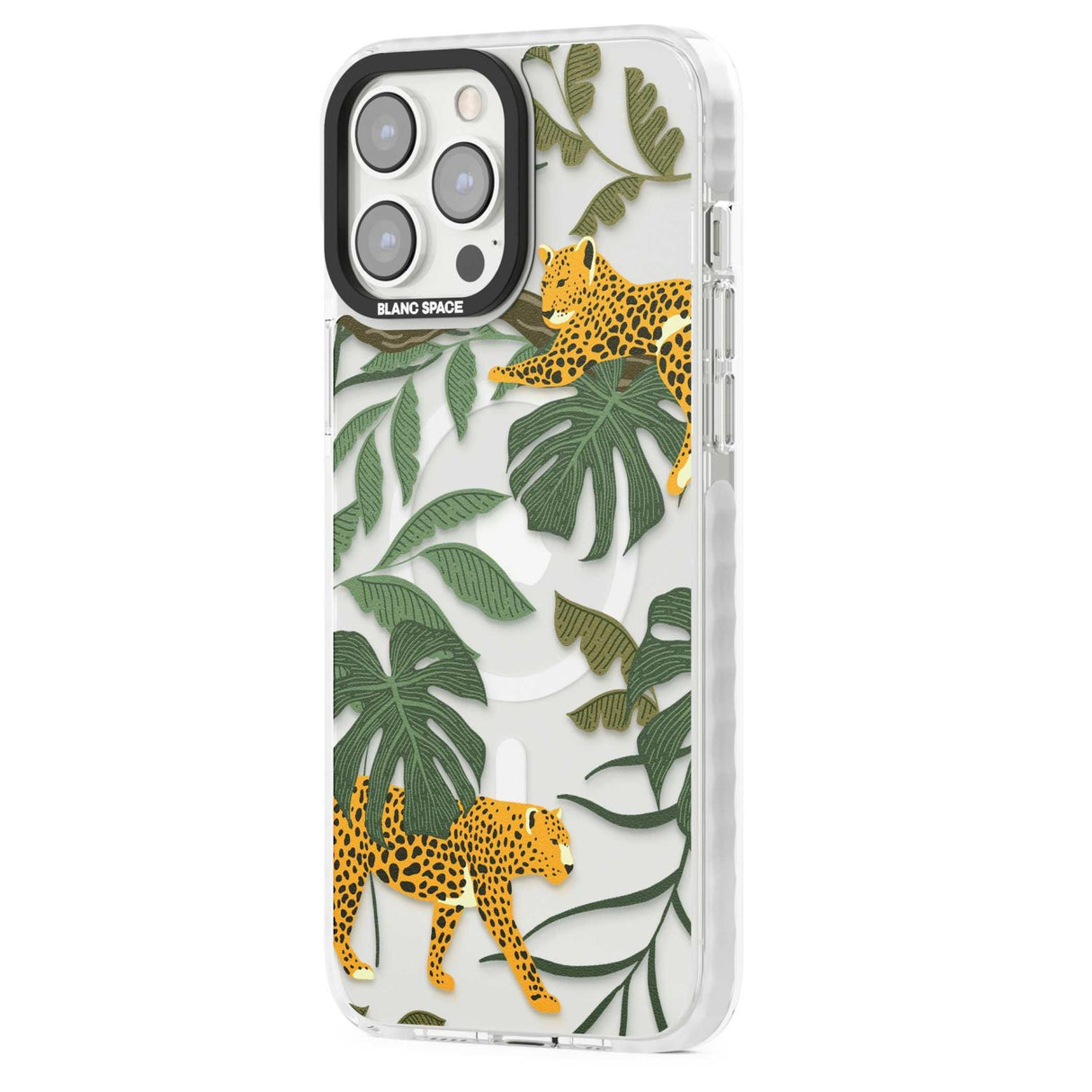 Two Jaguars & Foliage Jungle Cat Pattern