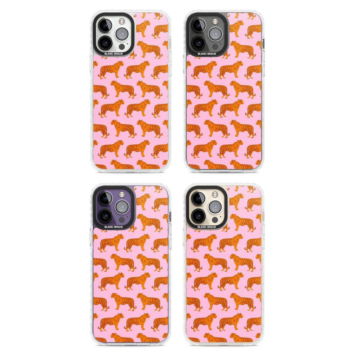 Tigers on Pink Pattern