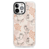 Leopard Print Stylish Abstract Faces