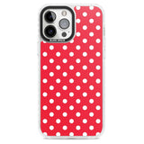 Designer Lava Red Polka Dot