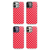 Designer Lava Red Polka Dot