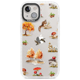 Fall Forest Friends Clear Impact Phone Case for iPhone 13, iPhone 14, iPhone 15