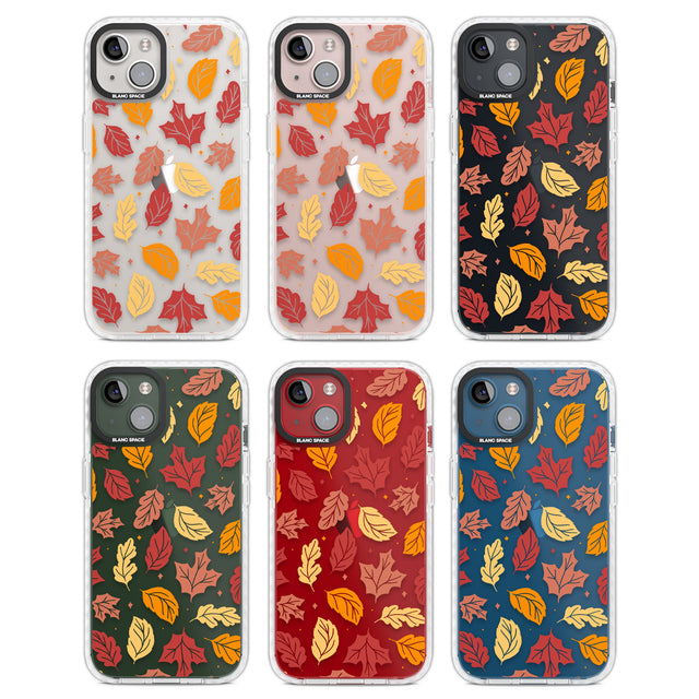 Autumn Leaves Clear Impact Phone Case for iPhone 13, iPhone 14, iPhone 15