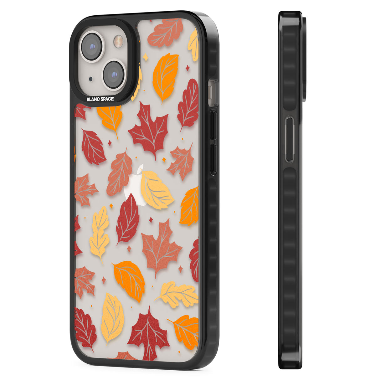 Autumn Leaves Black Impact Phone Case for iPhone 13, iPhone 14, iPhone 15