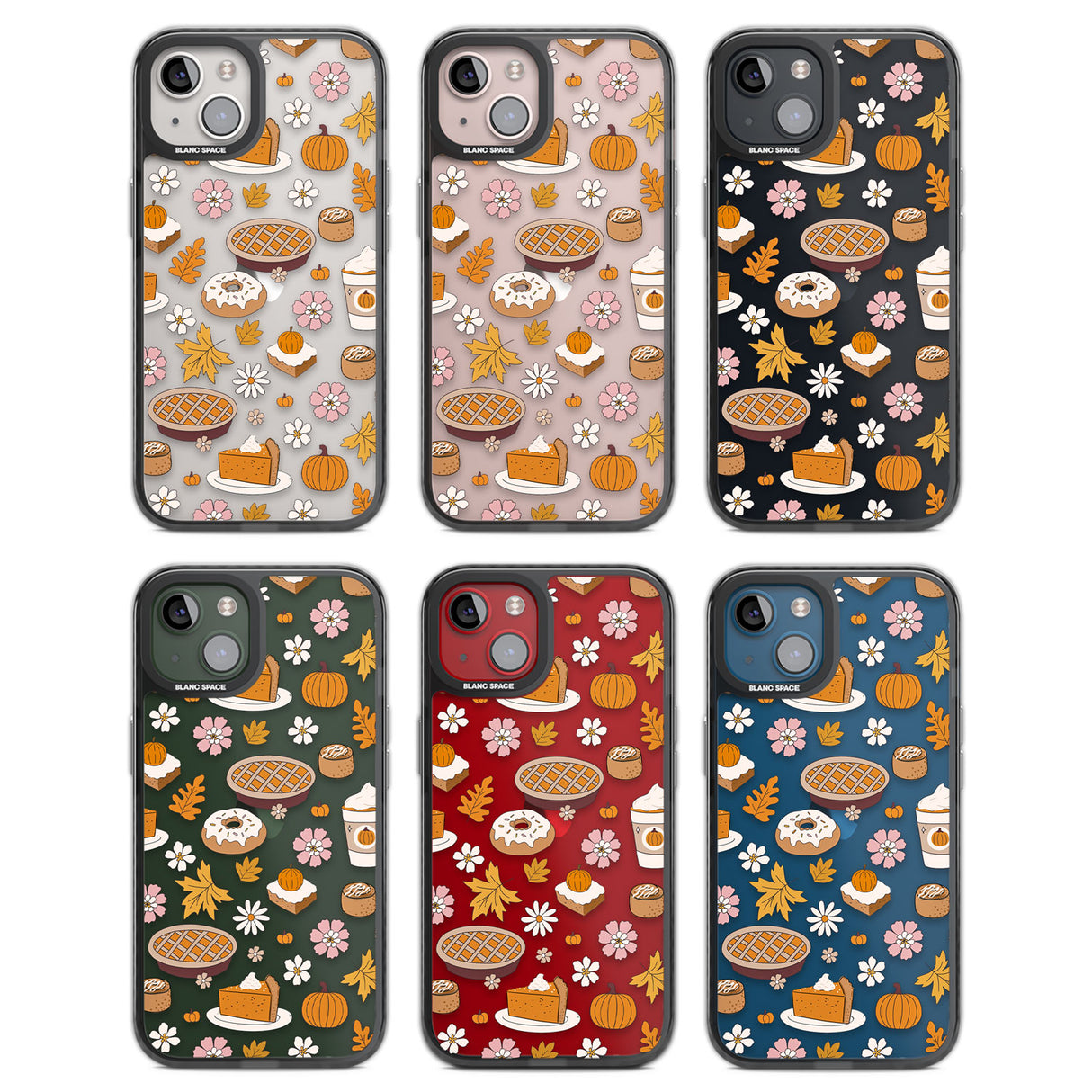 Pumpkin Pie & Autumn Treats Black Impact Phone Case for iPhone 13, iPhone 14, iPhone 15