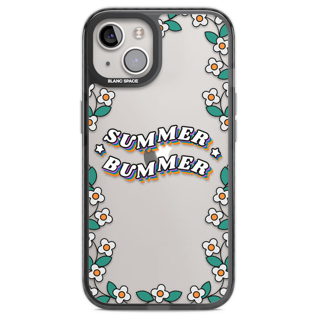 Summer Bummer Black Impact Phone Case for iPhone 13, iPhone 14, iPhone 15