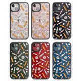 Floral Candy Black Impact Phone Case for iPhone 13, iPhone 14, iPhone 15