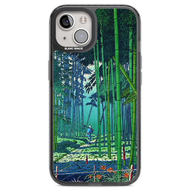 Bamboo Grove of Saga Black Impact Phone Case for iPhone 13, iPhone 14, iPhone 15