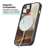 Vintage Autumn Oil Painting Magsafe Black Impact Phone Case for iPhone 13, iPhone 14, iPhone 15