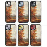 Vintage Autumn Oil Painting Magsafe Black Impact Phone Case for iPhone 13, iPhone 14, iPhone 15