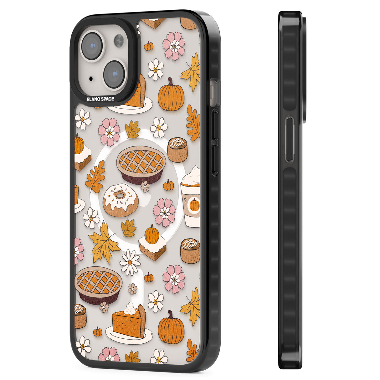 Pumpkin Pie & Autumn Treats Magsafe Black Impact Phone Case for iPhone 13, iPhone 14, iPhone 15