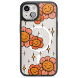 Mellow Flowers Magsafe Black Impact Phone Case for iPhone 13, iPhone 14, iPhone 15