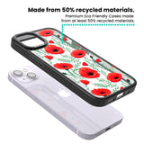 Poppy Garden Magsafe Black Impact Phone Case for iPhone 13, iPhone 14, iPhone 15