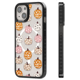 Floral Pumpkins Magsafe Black Impact Phone Case for iPhone 13, iPhone 14, iPhone 15