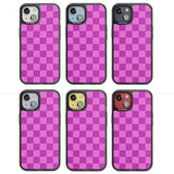 BUBBLEGUM CHECKERED Magsafe Black Impact Phone Case for iPhone 13, iPhone 14, iPhone 15