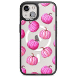 Pink Pumpkins Magsafe Black Impact Phone Case for iPhone 13, iPhone 14, iPhone 15