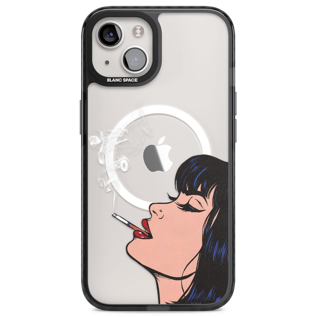 Stress Relief - Pop Art Magsafe Black Impact Phone Case for iPhone 13, iPhone 14, iPhone 15