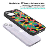 Abstract Carnival Magsafe Black Impact Phone Case for iPhone 13, iPhone 14, iPhone 15