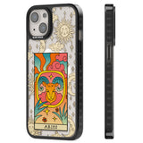 Celestial Zodiac - Aries Magsafe Black Impact Phone Case for iPhone 13, iPhone 14, iPhone 15