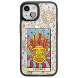 Celestial Zodiac - Taurus Magsafe Black Impact Phone Case for iPhone 13, iPhone 14, iPhone 15