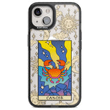 Celestial Zodiac - Cancer Magsafe Black Impact Phone Case for iPhone 13, iPhone 14, iPhone 15