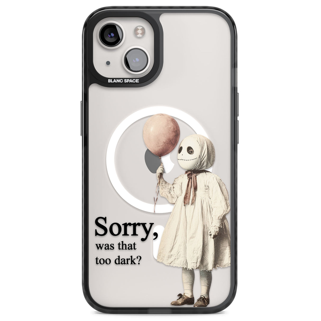 Sorry, Was That Too Dark? Magsafe Black Impact Phone Case for iPhone 13, iPhone 14, iPhone 15