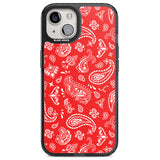 Red Bandana Magsafe Black Impact Phone Case for iPhone 13, iPhone 14, iPhone 15