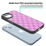 BUBBLEGUM CHECKERED Black Impact Phone Case for iPhone 13, iPhone 14, iPhone 15