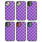 LILAC CHECKERED Black Impact Phone Case for iPhone 13, iPhone 14, iPhone 15