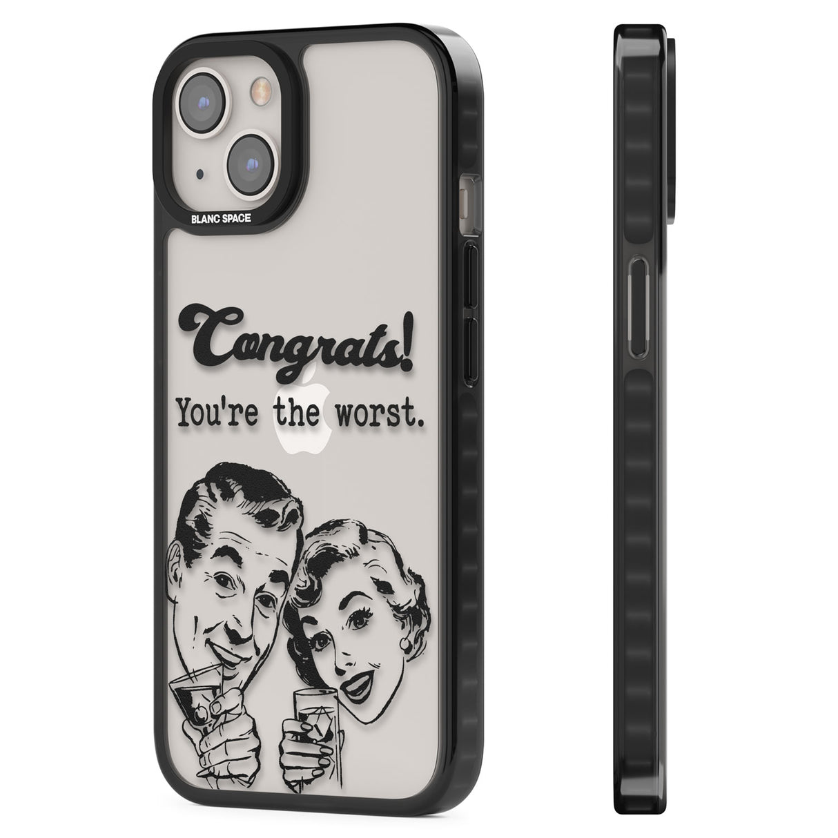 Congrats! You're the worst Black Impact Phone Case for iPhone 13, iPhone 14, iPhone 15