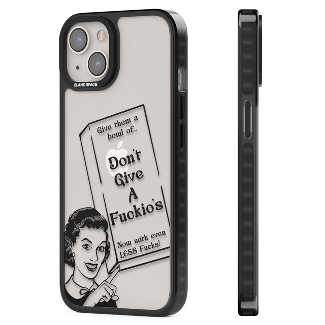 "Don't Give a F*ckio's" Cereal Black Impact Phone Case for iPhone 13, iPhone 14, iPhone 15