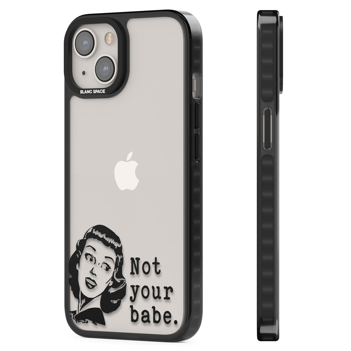 Not Your Babe Black Impact Phone Case for iPhone 13, iPhone 14, iPhone 15