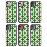 Emerald Stars Pattern Black Impact Phone Case for iPhone 13, iPhone 14, iPhone 15